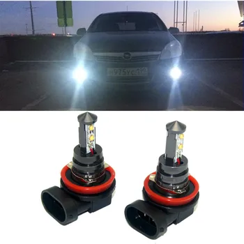 

2x H11 H8 LED Car fog lights bulb For OPEL Corsa Insignia Astra Antara Meriva Zafira Accessories