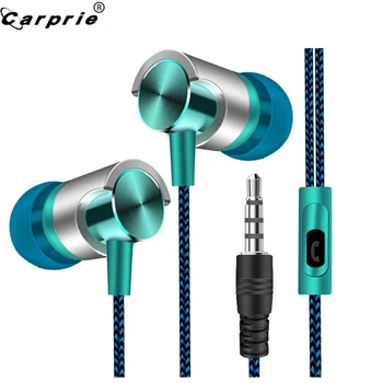 

CARPRIE Earphones Universal 3.5mm In-Ear Stereo Earbuds Earphone With Mic For Samsung for xiaomi for iphone Cell Phone 90508