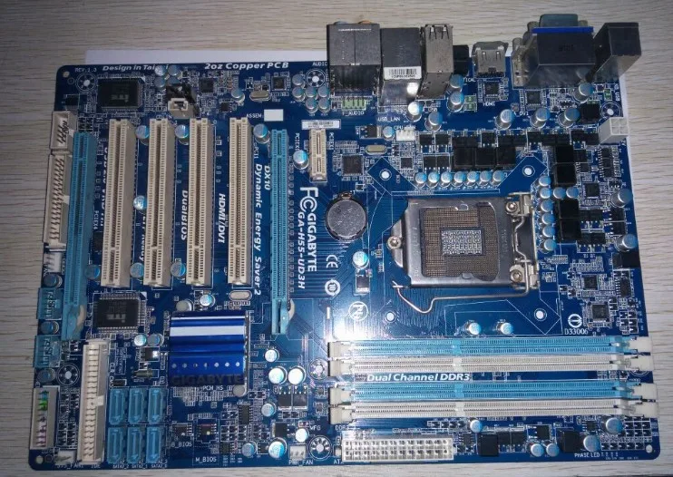 GA-H55-UD3H H55 1156 computer motherboard with integrated needle I3 530 I3 750 quad-core CPU package asus ga h55 ud3h h55 1156 computer motherboard with integrated needle i3 530 i3 750 quad core cpu package