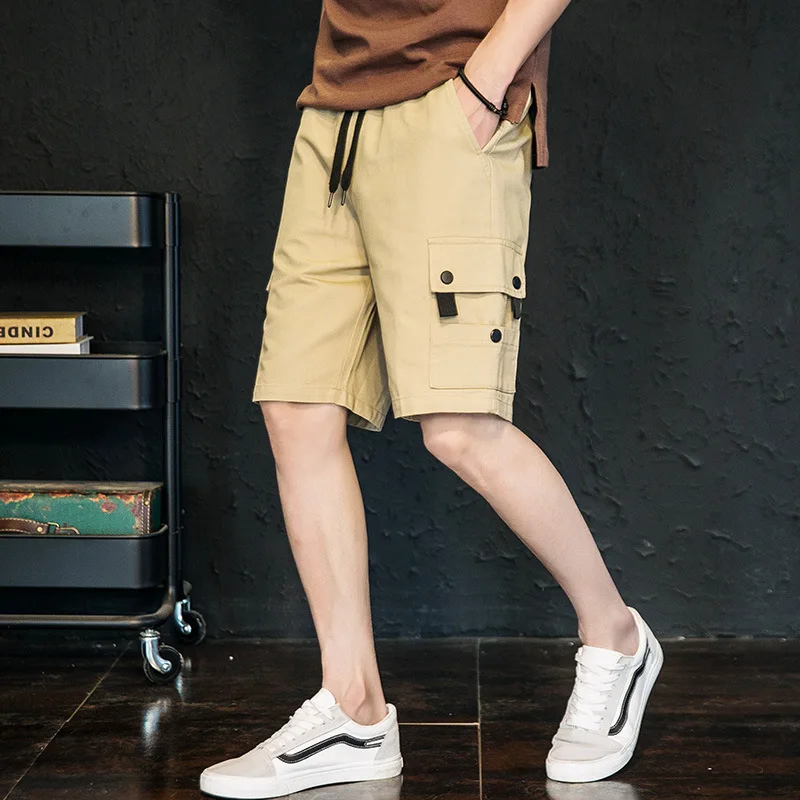 Fashion Summer Cargo Shorts Men Cotton Joggers Casual Short Home Pockets Sport Solid Plus Size Khaki Black Blue Street Wear 4XL Fashion Summer Cargo Shorts Men Cotton Joggers Casual Short Home Pockets Sport Solid Plus Size Khaki Black Blue Street Wear 4XL