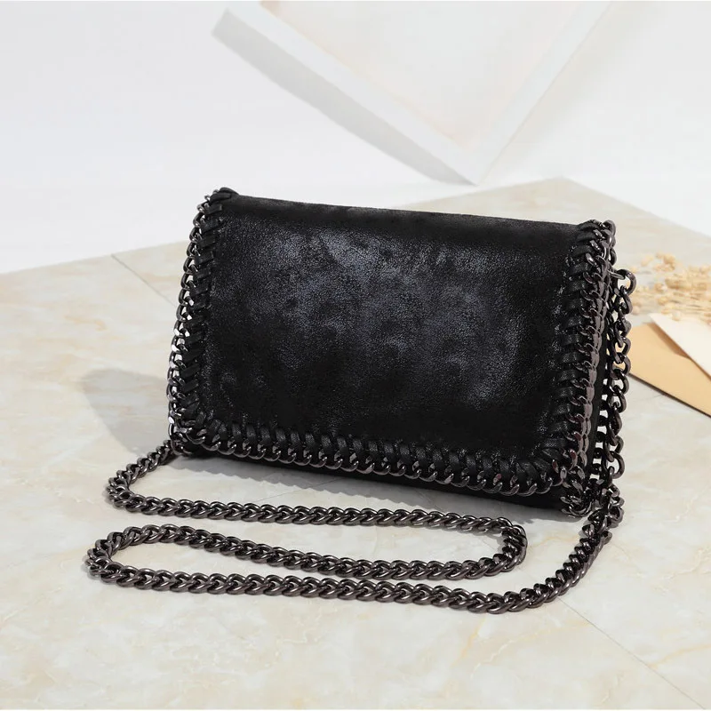 الأزياء حقيبة كتف نسائية المنسوجة سلسلة crossbody أكياس للإناث لينة وبراقة براثن حبال رسالة أكياس الفضة bolsas الأزياء حقيبة كتف نسائية المنسوجة سلسلة crossbody أكياس للإناث لينة وبراقة براثن حبال رسالة أكياس الفضة bolsas
