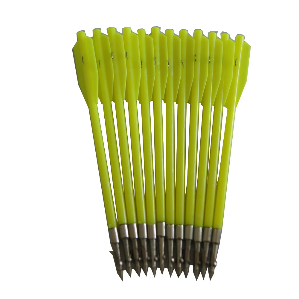 

10 pieces Green color 6.6" Crossbow Bolts 50-80lb Shooting Hunting Steel Tips