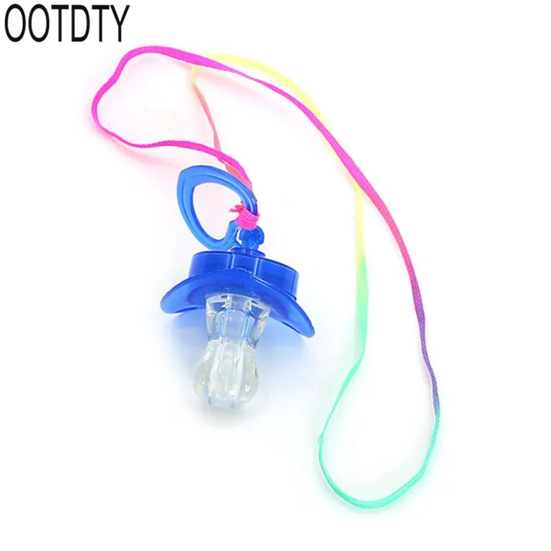 

Children Pacifier Dummy Nipple LED Light Flashing Whistle For Bar Night Club Party Projects Toy