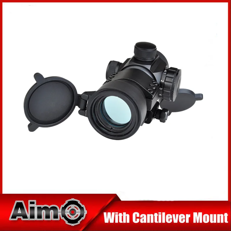 Aim Tactical Hunting Rifle  Scope Sight 1X32 Scope 5 MOA Green Red Dot with 20mm Rails for Hunting Optics Spotting Scope AO 3011