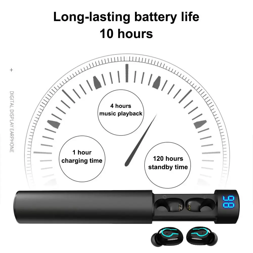 Q32 Bluetooth 5 0 гарнитура БЕСПРОВОДНЫЕ стереофонические мини наушники спортивные