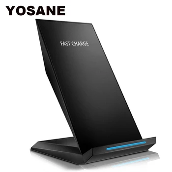 

Qi Wireless Charger For iPhone X 8 8 Plus 10W Fast Wireless Charging Dock Stand For Samsung Note 8 5 S9 S8 Plus S7 S6 Edge Dock