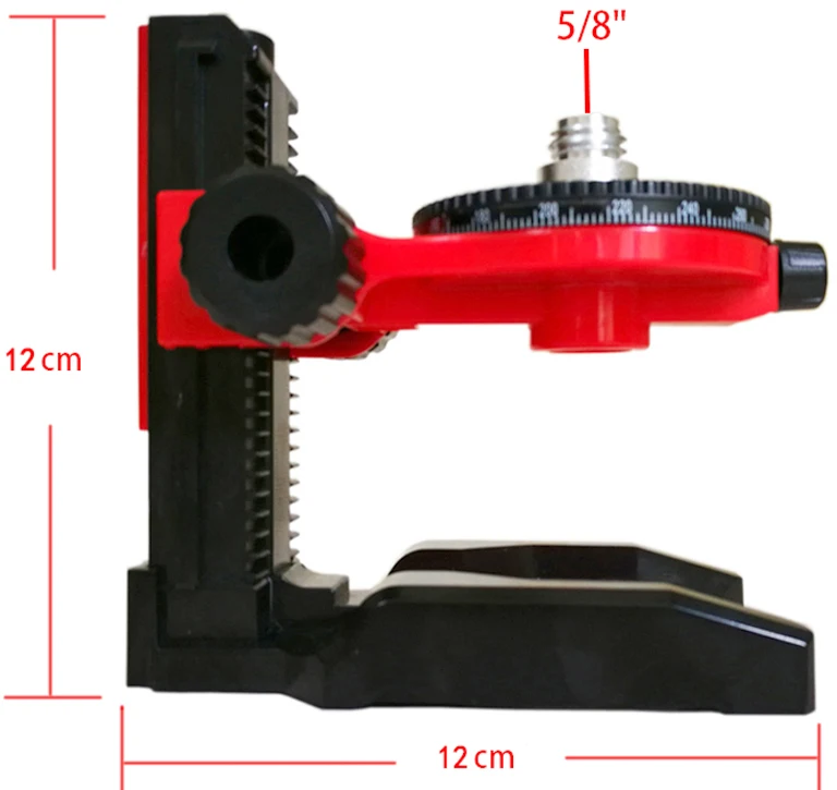 1/4-5/" лазерный нивелир Кронштейн 360 градусов тонкий супер магнит тянет l-кронштейн выравнивания