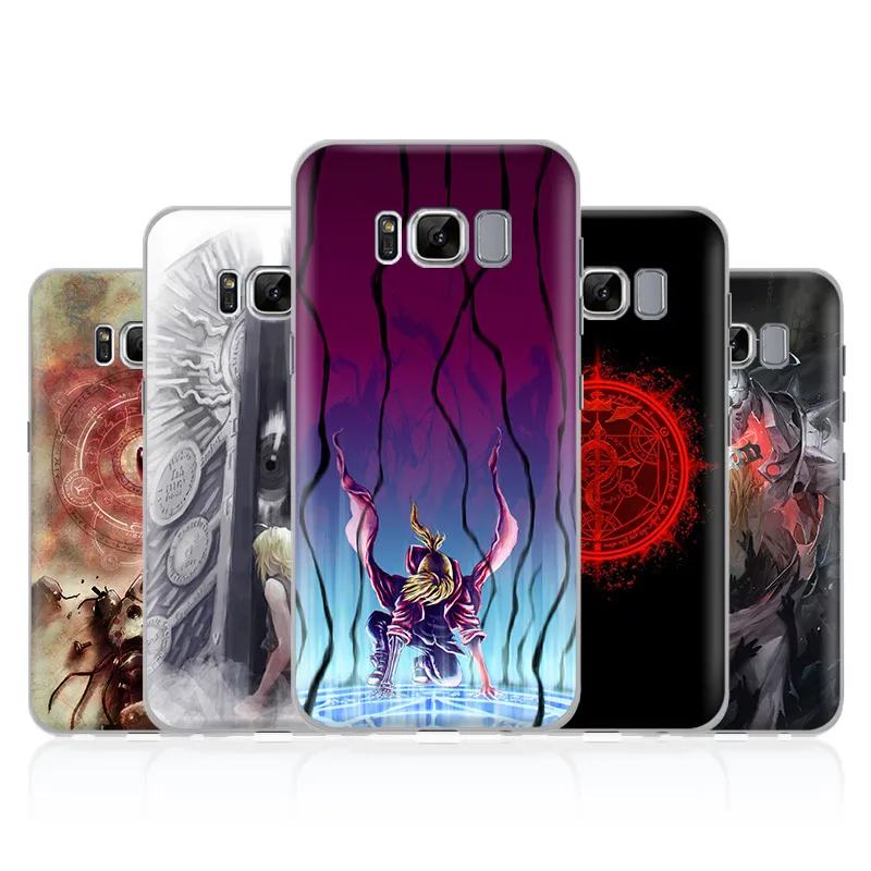 

FullMetal Alchemist Edward Alphonse Phone Case Shell For Samsung Galaxy S5 S6 S7 Edge S8 S9 Plus Note 8 5 A5 A7 J5 2016 J7 2017