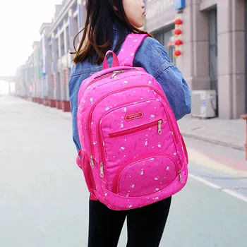 

MUQGEW backpack women Fashion canvas Letter backpack women travel Flap with Zipper and Open Pocket shape square#g20