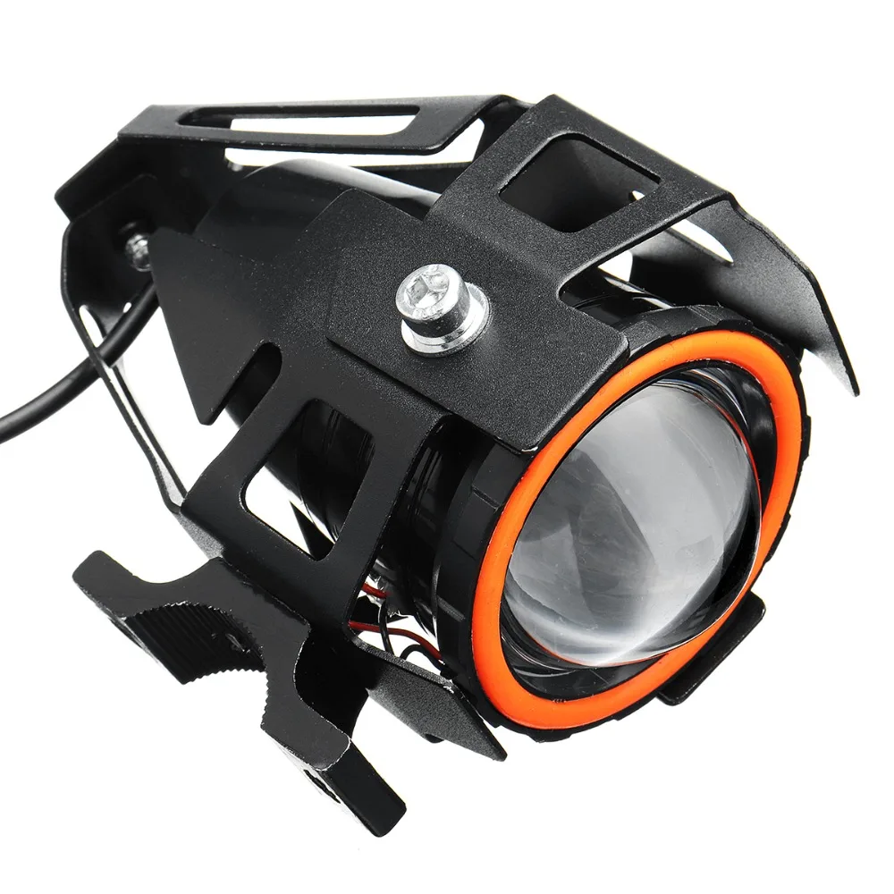 EURS 125 Вт U7 магазин мотоциклетные ангельские глазки фары прожекторы