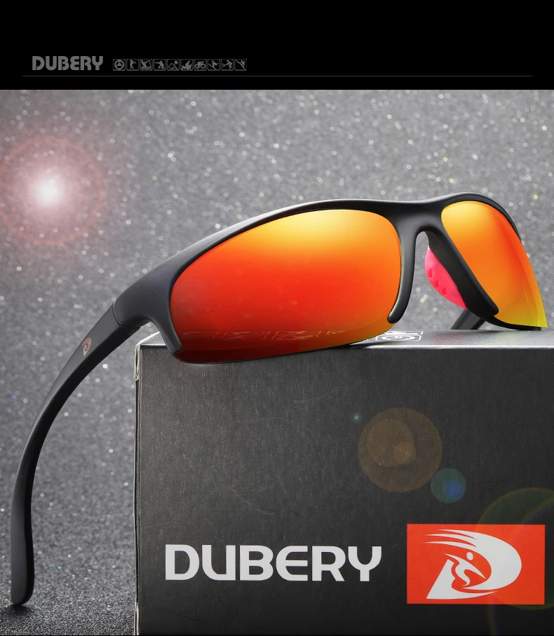 DUBERY, Винтажные Солнцезащитные очки, поляризационные, мужские солнцезащитные очки, для мужчин, UV400, оттенки, для вождения, черные, летние, Oculos, мужские, 8 цветов, Модель 185