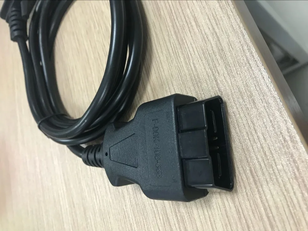 Горячая Распродажа VCM II основной кабель F-00K-108-663 VCM2 16pin кабель VCM 2 OBD2 кабель диагностический интерфейсный кабель