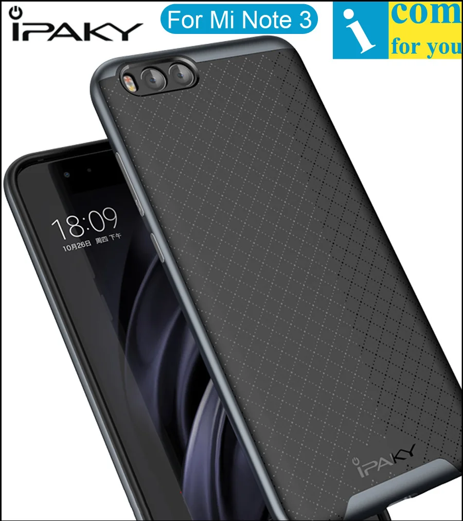 Original iPaky Case Cover For Xiaomi Mi Note 3in Halfwrapped Cases