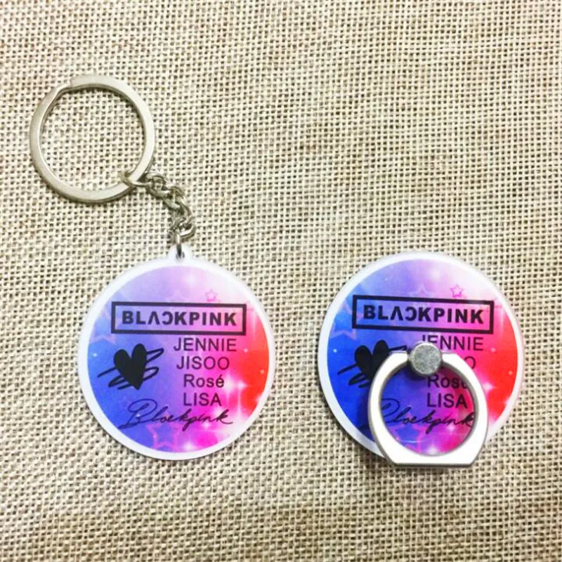 

KPOP BLACKPINK Light Stick Key Chain Phone Holder key ring,Offical Fans,H491