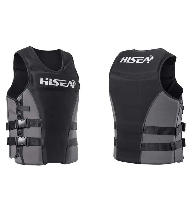 HISEA Мужская профессиональная куртка для серфинга, катера, рыбалки, спасательный жилет для взрослых, плавающий спасательный жилет для плавания, плавающая одежда L