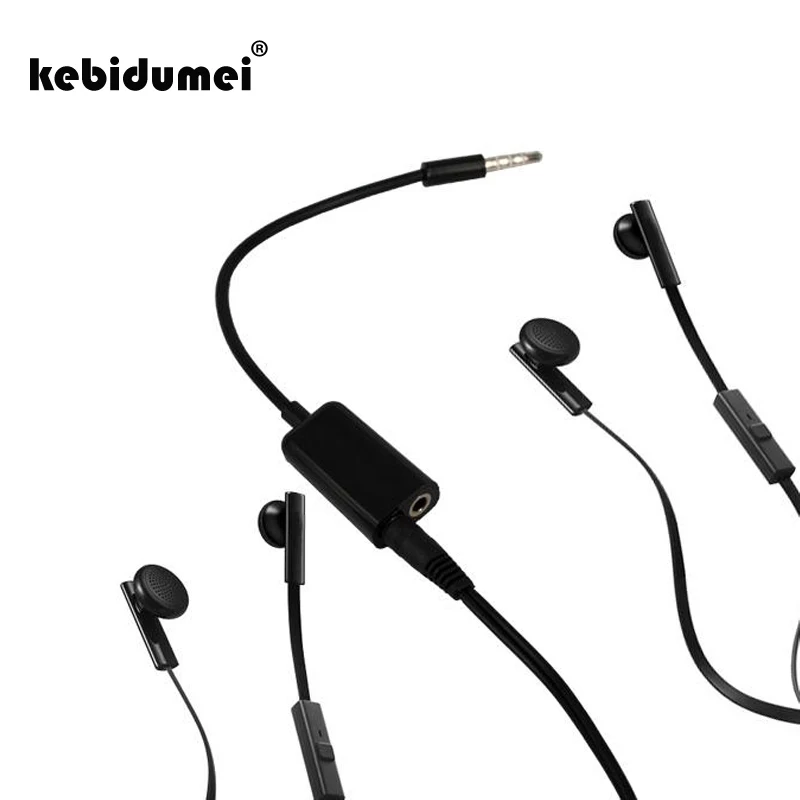 Buy kebidumeiDual male to Female Jack 3.5mm Audio