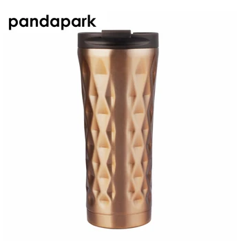 

Pandapark High Quality American Style Thermos Coffee Vacuum Flask Cafe Mug with Lid Thermoses Coffee Cup Travel Tumbler OP-010