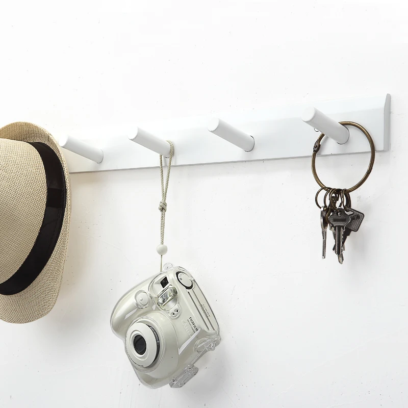 European Door Hook Wooden Wall Hanging Key Hooks Home Door Wool Clothes Hook Wood Home