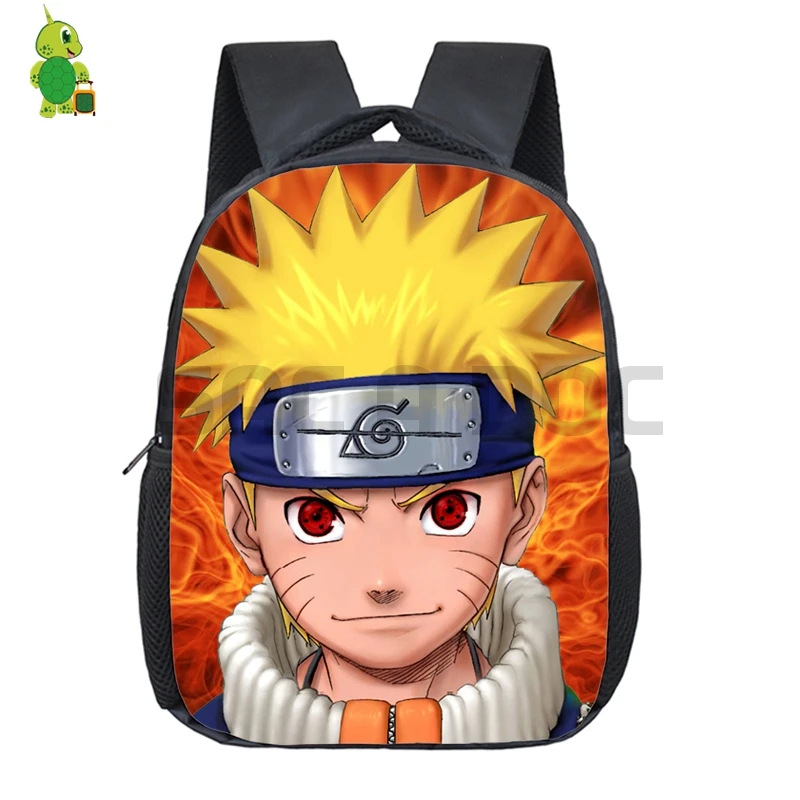 Anime Naruto Backpack Kids Baby Toddler School Bags Cartoon Naruto Sasuke Kakashi Kindergarten Backpacks Children Best Gift - Цвет: 4