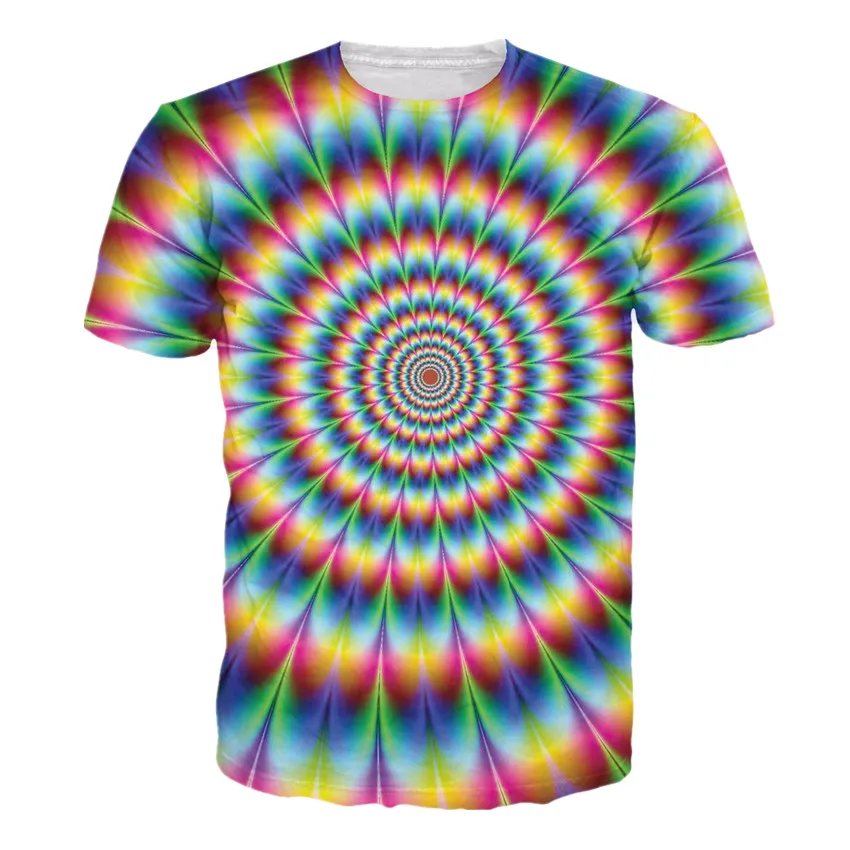 2018 nueva moda ropa 3D imprimir en el arco iris camiseta psicodélica de Camisetas estilo de verano Camisetas Tops Unisex Hip Hop 2018 nueva moda ropa 3D imprimir en el arco iris camiseta psicodélica de Camisetas estilo de verano Camisetas Tops Unisex Hip Hop