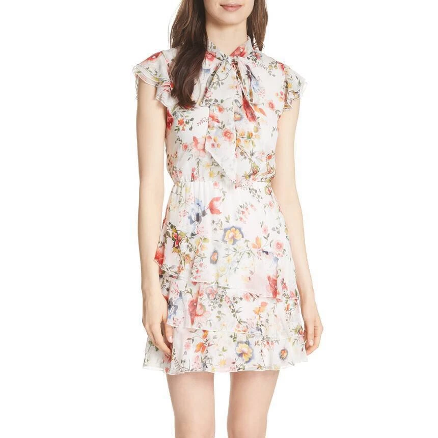 flower collar dress