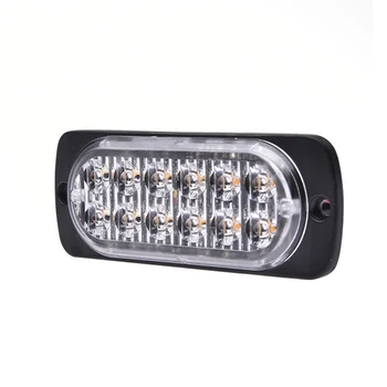 

10pcs Working Light 12V-24V Plastic Transparent Lens Replacement Amber