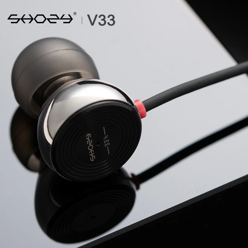 Наушники вкладыши SHOZY V33 Pro 1/3 LP с графиновым динамическим драйвером Hi Fi аудио