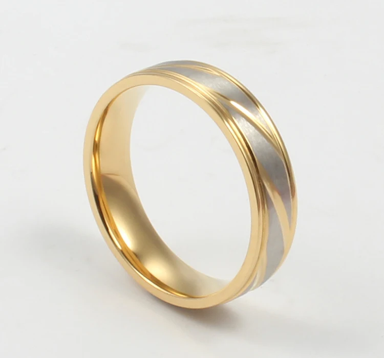 Gold Color Custom Alliance Stainless Steel Wedding Bands S Gold Color Custom Alliance Stainless Steel Wedding Bands S Rings Sets For Him And Her Anillos De Boda Anel Ouro In From Jewelry