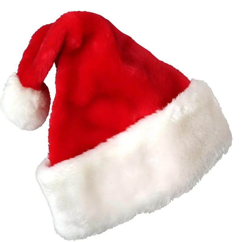 Christmas Party Santa Hat Red And White Cap for Santa 