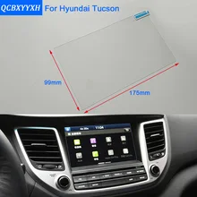 QCBXYYXH для hyundai Tucson 8 дюймов Автомобильный Стайлинг gps навигационный экран Стеклянная защитная пленка приборная панель Дисплей Защитная пленка