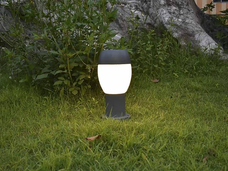 Independente e Design de Desenvolvimento Lâmpada de Cabeça de Alumínio Fundido ao ar Livre à Prova Água do Gramado Wecus Pesquisa Dwaterproof Coluna - 5 lâmpada de cabeça de alumínio fundido ao