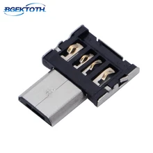 Высокое качество OTG Функция Поворот к Micro USB флэш-накопитель U диск для планшетного ПК телефона адаптер Feb7