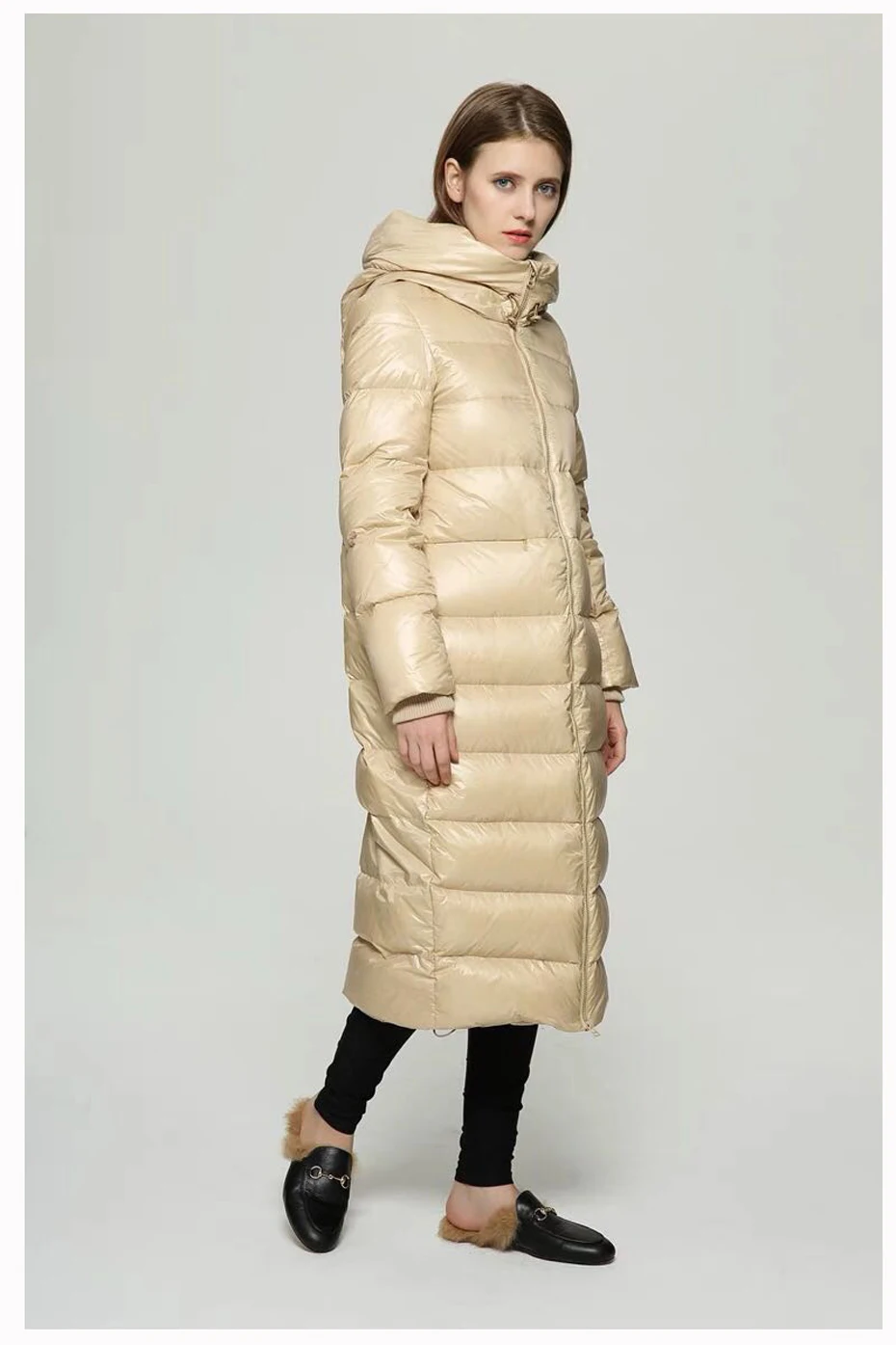 Зимние женские пуховые пальто, 90% белый утиный пух, куртки для женщин, женская верхняя одежда, теплая толстая пуховая куртка, брендовая парка