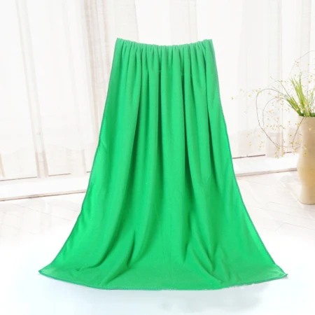 Абсорбент сушка для ванной пляжное полотенце мочалка купальный костюм душ 70x140 см - Цвет: Green
