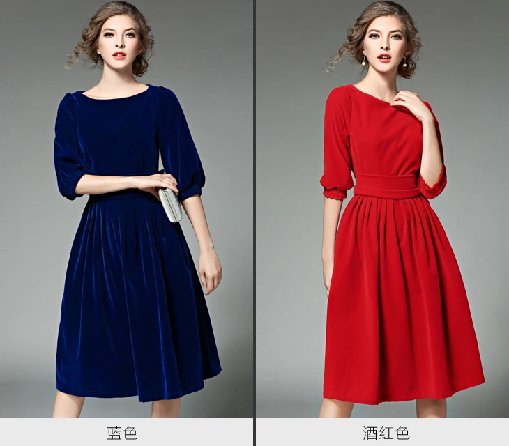 Ol Style Women Blue Velvet Dress Winter Dresses Women 2020 Vestidos Ukraine Red Christmas Party Dresses Robe Longue Femme 8869 Robe Longue Femme Robe Longueblue Velvet Dress Aliexpress