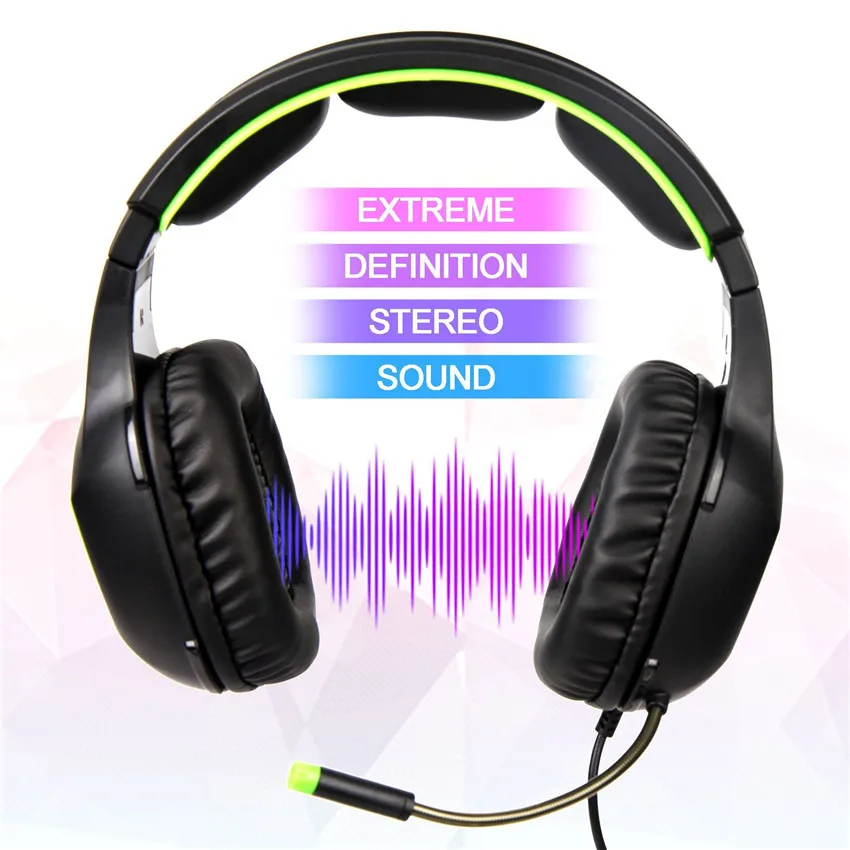 Headphone PS4 Stereo Earphone Mikrofon dengan ini hari XBOX laptop Diskon Baru untuk Mac SADES SA818 Casque PC Bass Headset Health ONE Gaming Natural IOW Ponsel 5 Headphone PS4 Stereo Earphone 5