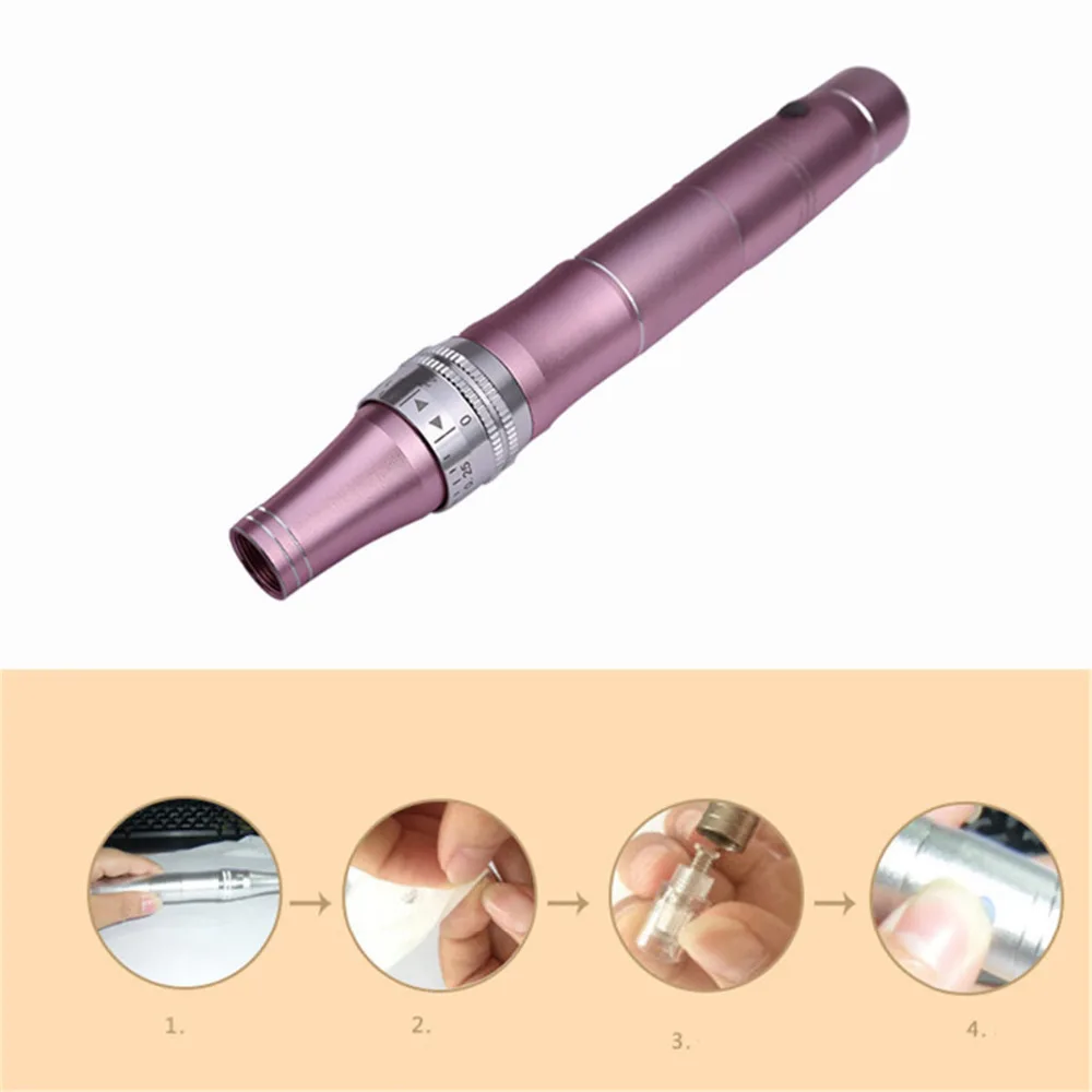 Микро крошечные 12 контактные иглы Dermapen для лечения кожи лица удаление шрамов