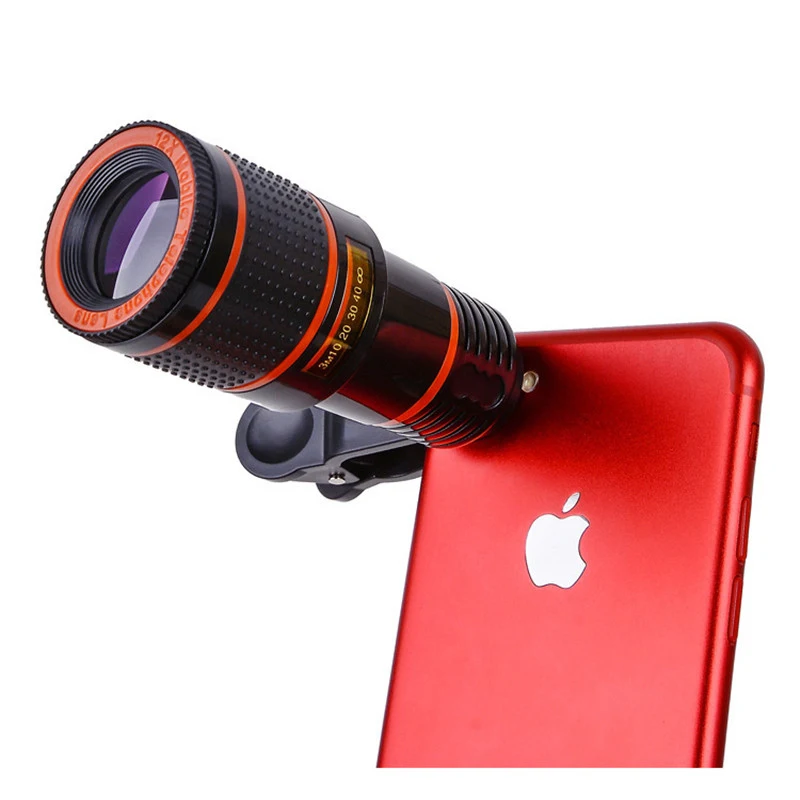 Универсальный зум объектив 8X 22X HD для телескопа Внешняя камера смартфона iPhone Samsung