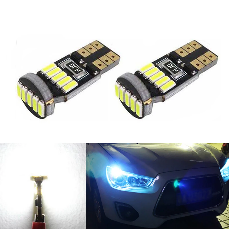 2x T10 W5W Samsung Автомобильный светодиодный клиновидный свет для Mitsubishi Asx Lancer 10 Outlander