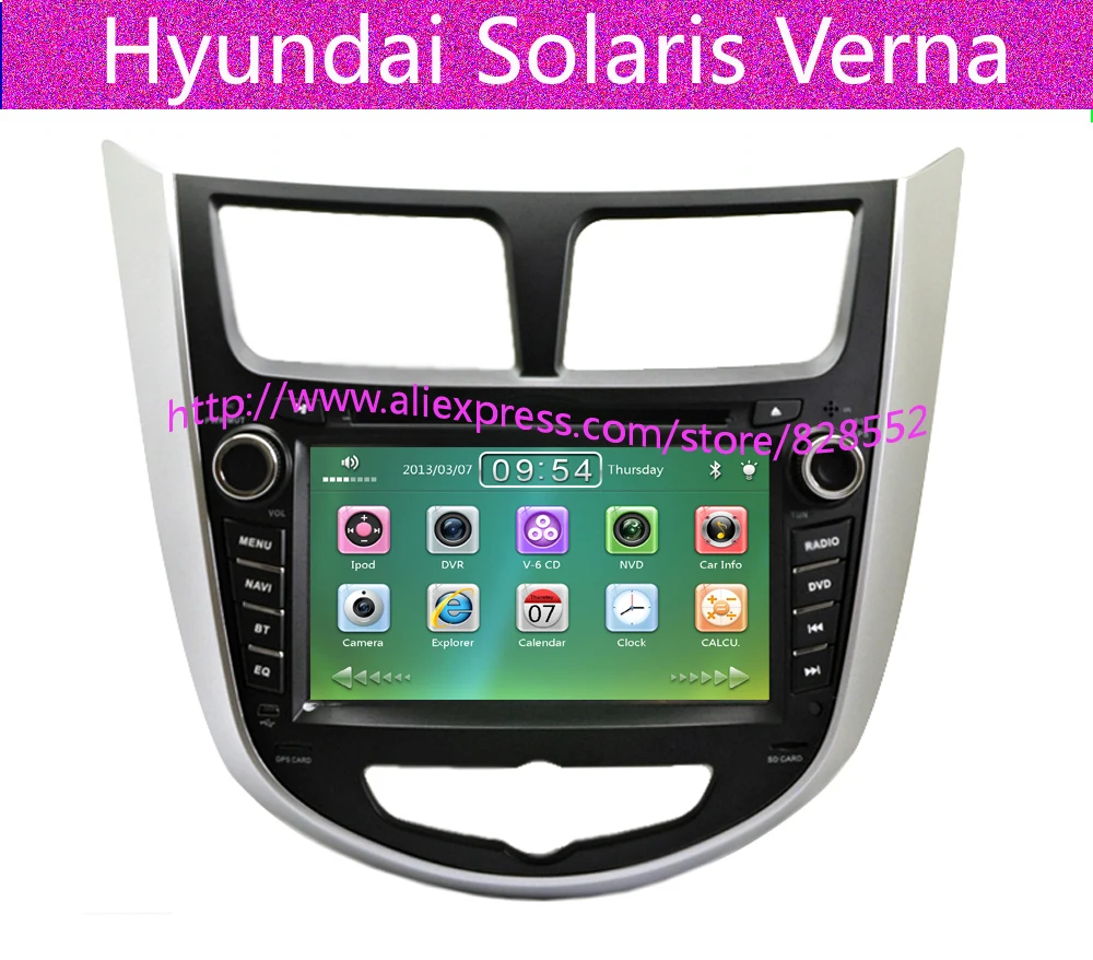 Clearance Free Shipping Car DVD GPS Headunit For Hyundai Solaris Verna Radio With BT ipod USB/SD Free map 0 Clearance Free Shipping Car DVD GPS Headunit For Hyundai Solaris Verna Radio With BT ipod USB/SD Free map 0