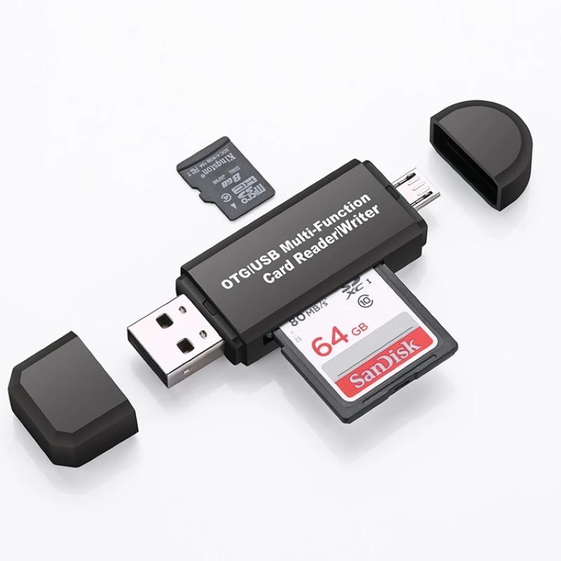 OTG кардридер micro SD/SD карта/USB Мобильный телефон кардридер TF высокоскоростной USB 2,0 Многофункциональный для Windows 7 8 10 mac