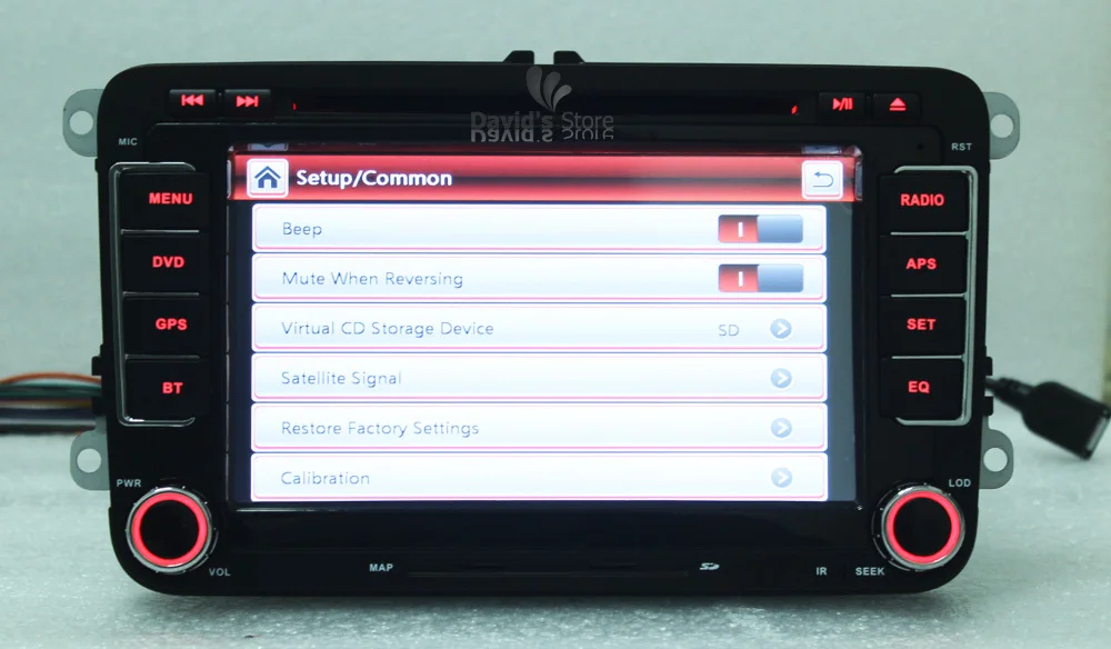 7inchs Car Navigation for Volkswagen with Built-in Canbus 15