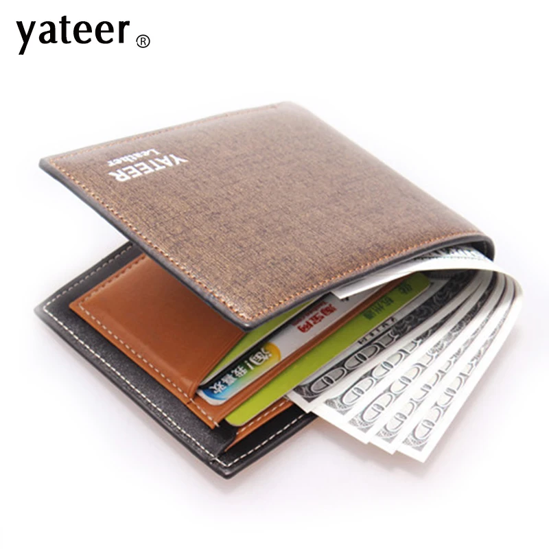 Men leather wallet Top Quality brand wallet luxury men purse mens wallets leather vallet male ...