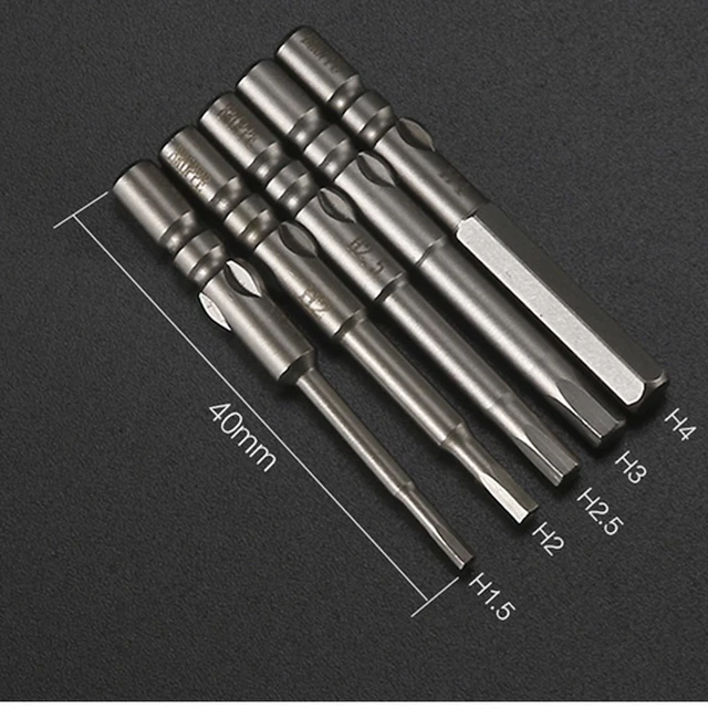 Puntas de destornillador eléctrico, destornillador para cabeza, 800, 40mm  de longitud, 10 Uds. - AliExpress