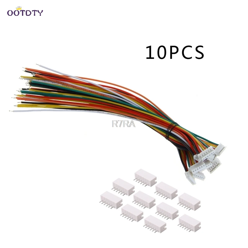 

Mini Micro ZH 1.5mm 6-Pin JST Connector with Wire x 10 sets-TwFi