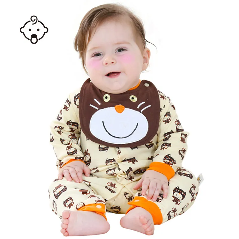 

Animal Printed Baby Rompers Newborn Cotton Warm Clothing For Toddler Infant Jumpsuit Long Sleeve Baby Rompers Cute Clothes