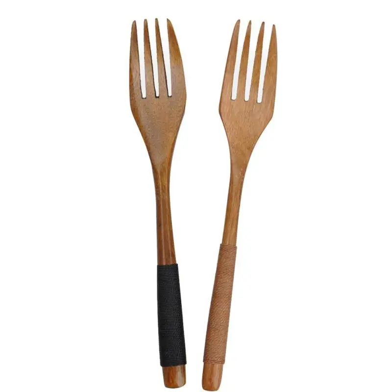 Buy 1pc Handmade Wooden Fork Catering Service Fork