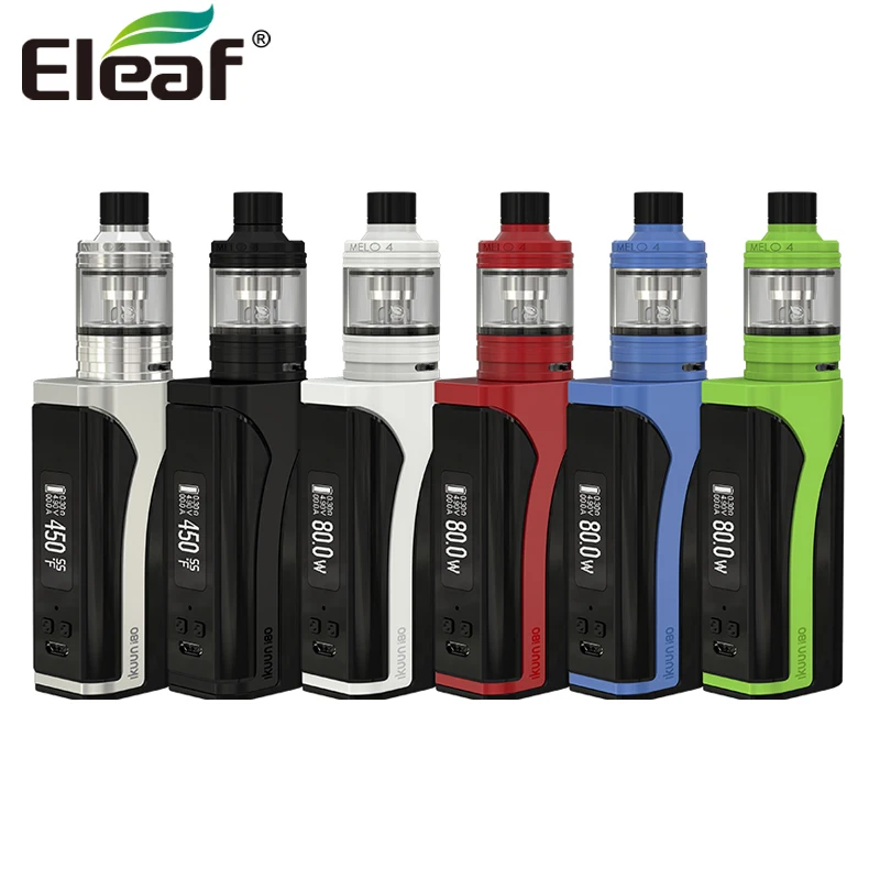 Электронные сигареты Eleaf iKuun i80 оригинал с баком MELO 4 2 мл атомайзер аккумулятор 3000