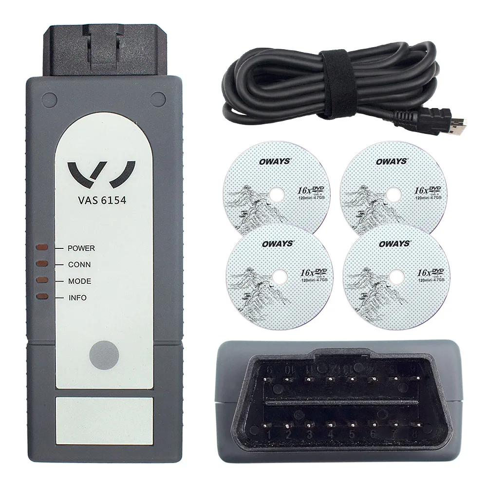 

Newest Version WIFI/Bluetooth VAS6154 ODIS V4.4.1 Full Chip OKI VAS 6145 Diagnostic Tool Better Than 5054A V4.33 Support UDS