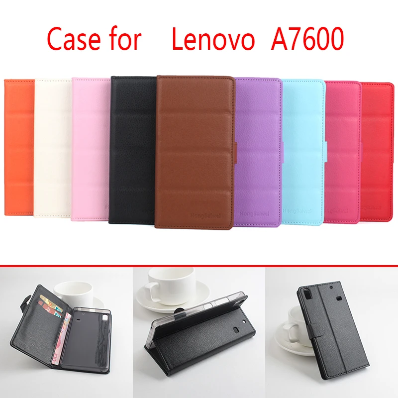 Для lenovo A7600 чехол для телефона чехол-Папка с застежкой из искусственной кожи